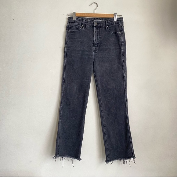 Good American stonewashed grey cut off jeans - Picture 1 of 4